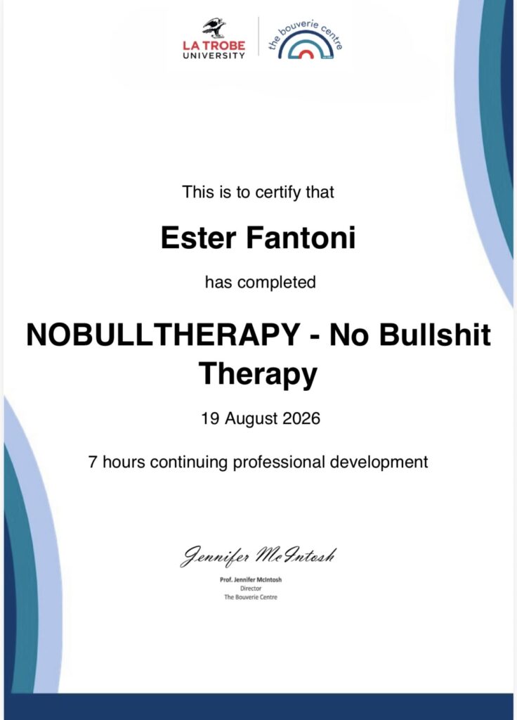 Formazione online: No Bullshit Therapy